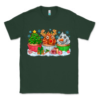 Sports Green festive christmas cupcakes Classic Tee - CowhideDigitalArt