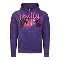 Cloud Purple pretty dope afro woman Vintage Hoodie - NancyCooperArtShop