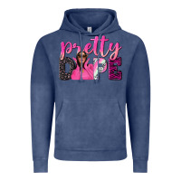 Vintage Denim pretty dope afro woman Vintage Hoodie - NancyCooperArtShop