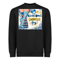 Black world down syndrome day Heavyweight Sweatshirt - Artiststas