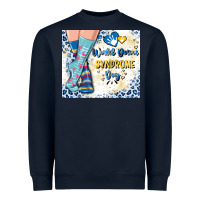 Navy world down syndrome day Heavyweight Sweatshirt - Artiststas