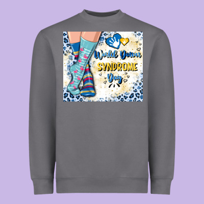 World Down Syndrome Day Heavyweight Sweatshirt Designed By Artiststas
