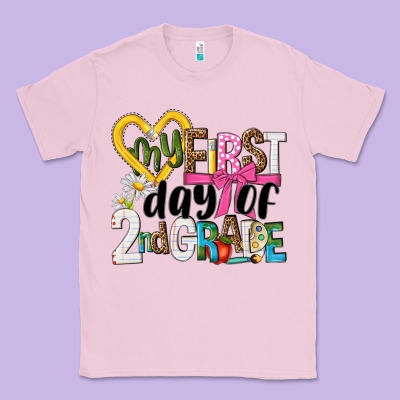 My First Day Of 2nd Grade Classic Tee Designed By Nancycooperartshop