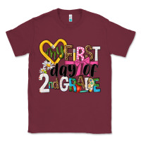 Burgundy my first day of 2nd grade Classic Tee - NancyCooperArtShop