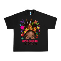 Black preschool teacher life afro messy bun Urban Heavy Tee - NancyCooperArtShop