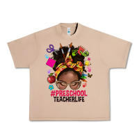 Burro preschool teacher life afro messy bun Urban Heavy Tee - NancyCooperArtShop