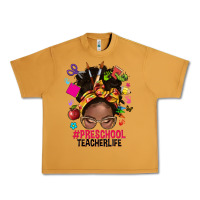 Peanut Butter preschool teacher life afro messy bun Urban Heavy Tee - NancyCooperArtShop