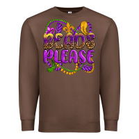 Chestnut beads please mardi gras Premium Sweatshirt - OliviaCreatesArt