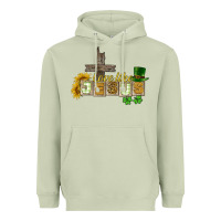 Matcha Love like Jesus St. Patrick's Heavyweight Hoodie - CowGirlArtShop