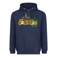 Navy Love like Jesus St. Patrick's Heavyweight Hoodie - CowGirlArtShop