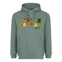 Sage Love like Jesus St. Patrick's Heavyweight Hoodie - CowGirlArtShop