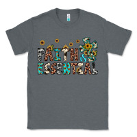 Charcoal Heather faith is essential Classic Tee - JahusDesignShop