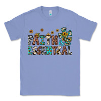 Colony Blue faith is essential Classic Tee - JahusDesignShop