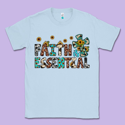 Faith Is Essential Classic Tee Designed By Jahusdesignshop