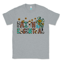 Heather Grey faith is essential Classic Tee - JahusDesignShop