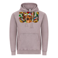 Vintage Zinc dachshund christmas joy Vintage Hoodie - RanaPortraitStore
