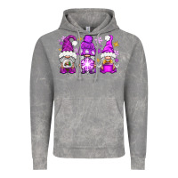 Cloud Rock purple winter gnomies Vintage Hoodie - NancyCooperArtShop