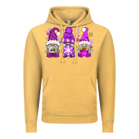 Vintage Mustard purple winter gnomies Vintage Hoodie - NancyCooperArtShop
