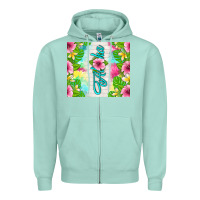 Seafoam aloha summer Zipper Hoodie - TumblerDesignByShophia