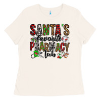 Bone santa's favorite pharmacy tech Ladies Tee - Jasminsmagicworld