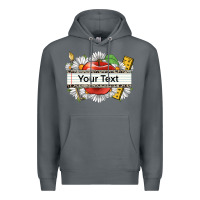 Rock floral teacher custom name Premium Hoodie - CowGirlArtShop