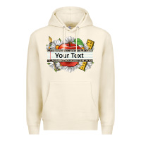 Tofu floral teacher custom name Premium Hoodie - CowGirlArtShop