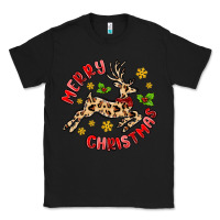 Black merry christmas deer Classic Tee - MaliasSmallBusiness