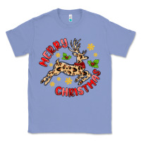 Colony Blue merry christmas deer Classic Tee - MaliasSmallBusiness
