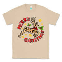 Mushroom merry christmas deer Classic Tee - MaliasSmallBusiness