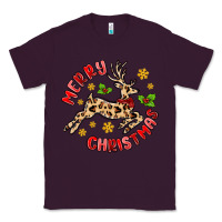Plum merry christmas deer Classic Tee - MaliasSmallBusiness