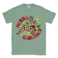 Sage merry christmas deer Classic Tee - MaliasSmallBusiness