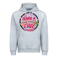 Heather Grey Grils Trip 2025 Urban Hoodie - CowhideDigitalArt