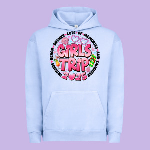 Grils Trip 2025 Urban Hoodie Designed By Cowhidedigitalart