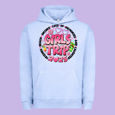 Grils Trip 2025 Urban Hoodie Designed By Cowhidedigitalart