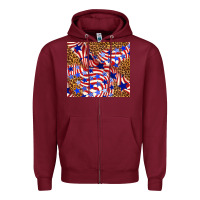 Burgundy 4th of july patriotic usa Zipper Hoodie - TumblerDesignByShophia
