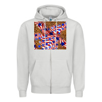 4th Of July Patriotic Usa Zipper Hoodie | Teevron