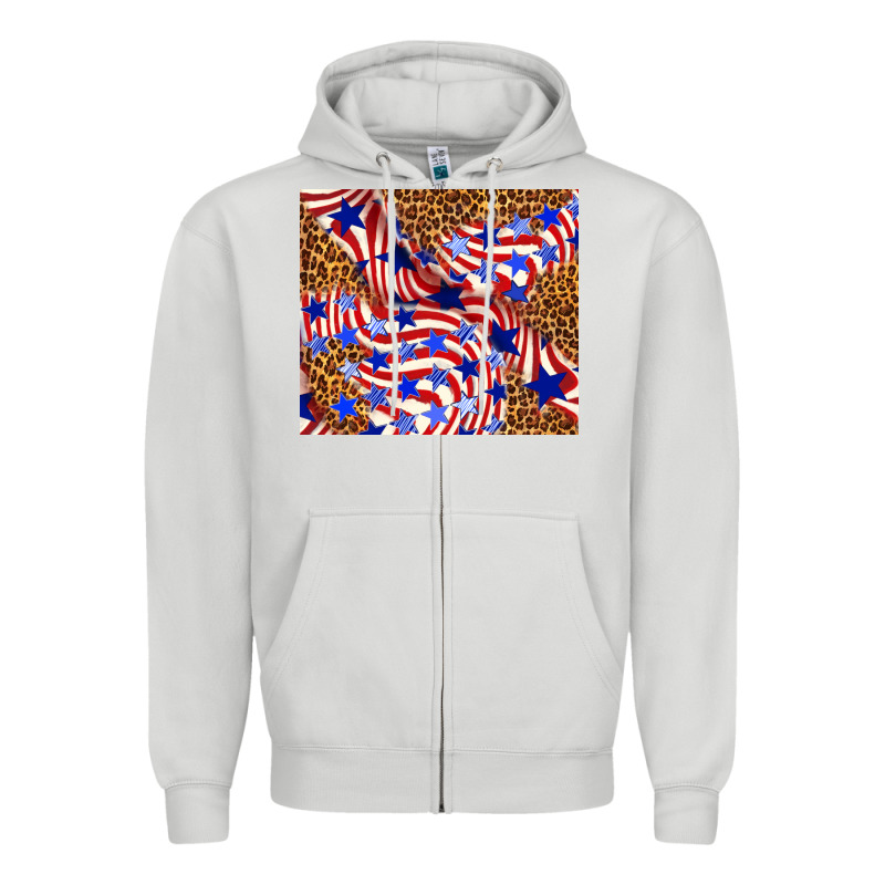 4th Of July Patriotic Usa Zipper Hoodie by TumblerDesignByShophia | Teevron