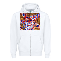 White 4th of july patriotic usa Zipper Hoodie - TumblerDesignByShophia
