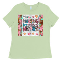 Matcha nursing is a work of heart tumbler Ladies Tee - BundleAndBundleShop