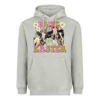 Moon Dust Happy Easter Heifers Easter Day Heavyweight Hoodie - CowGirlArtShop