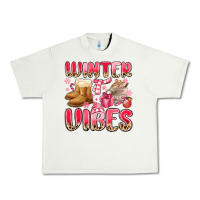 Pistachio pink winter vibes Urban Heavy Tee - MaliasSmallBusiness