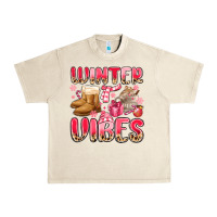 Sandshell pink winter vibes Urban Heavy Tee - MaliasSmallBusiness