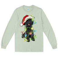 Matcha christmas black poodles dog Long Sleeve Tee - LillyAllenDesigns