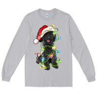 Moon Dust christmas black poodles dog Long Sleeve Tee - LillyAllenDesigns