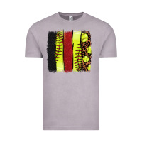 Vintage Zinc softball brushstroke Vintage Tee - NancyCooperArtShop