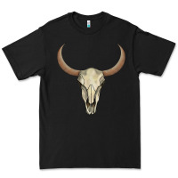 Black bull skull Premium Tee - AdoDesignShop