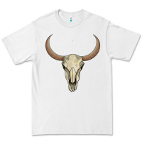 White bull skull Premium Tee - AdoDesignShop