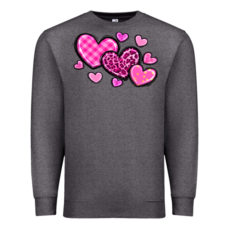 Love Hearts Premium Sweatshirt by OliviaCreatesArt | Teevron