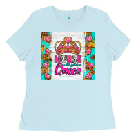 Baby Blue nurse a title just above queen tumbler Ladies Tee - BundleAndBundleShop