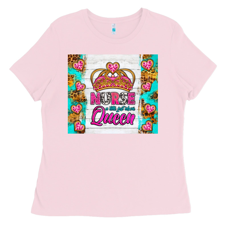 Nurse A Title Just Above Queen Tumbler Ladies Tee by BundleAndBundleShop | Teevron